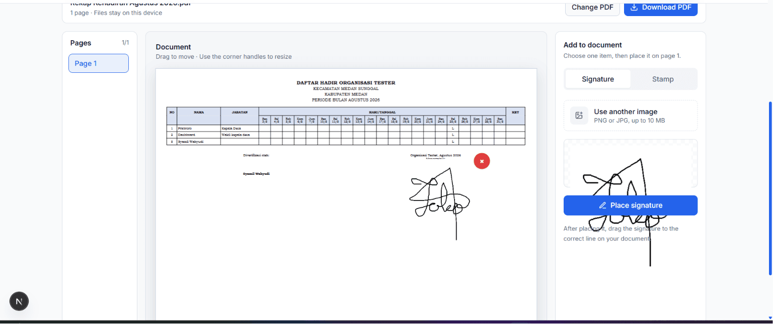 DOcumark screenshot 2