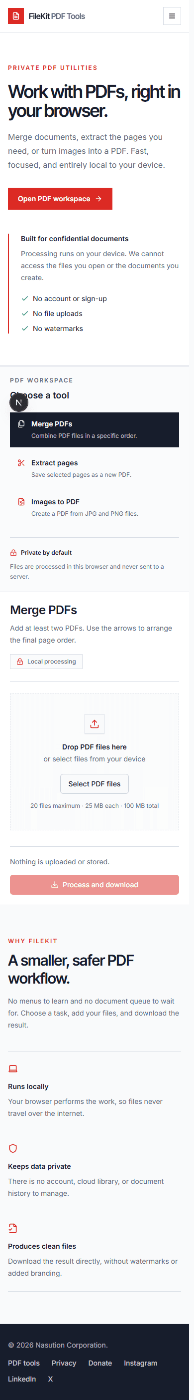 FileKit PDF Tools screenshot 2