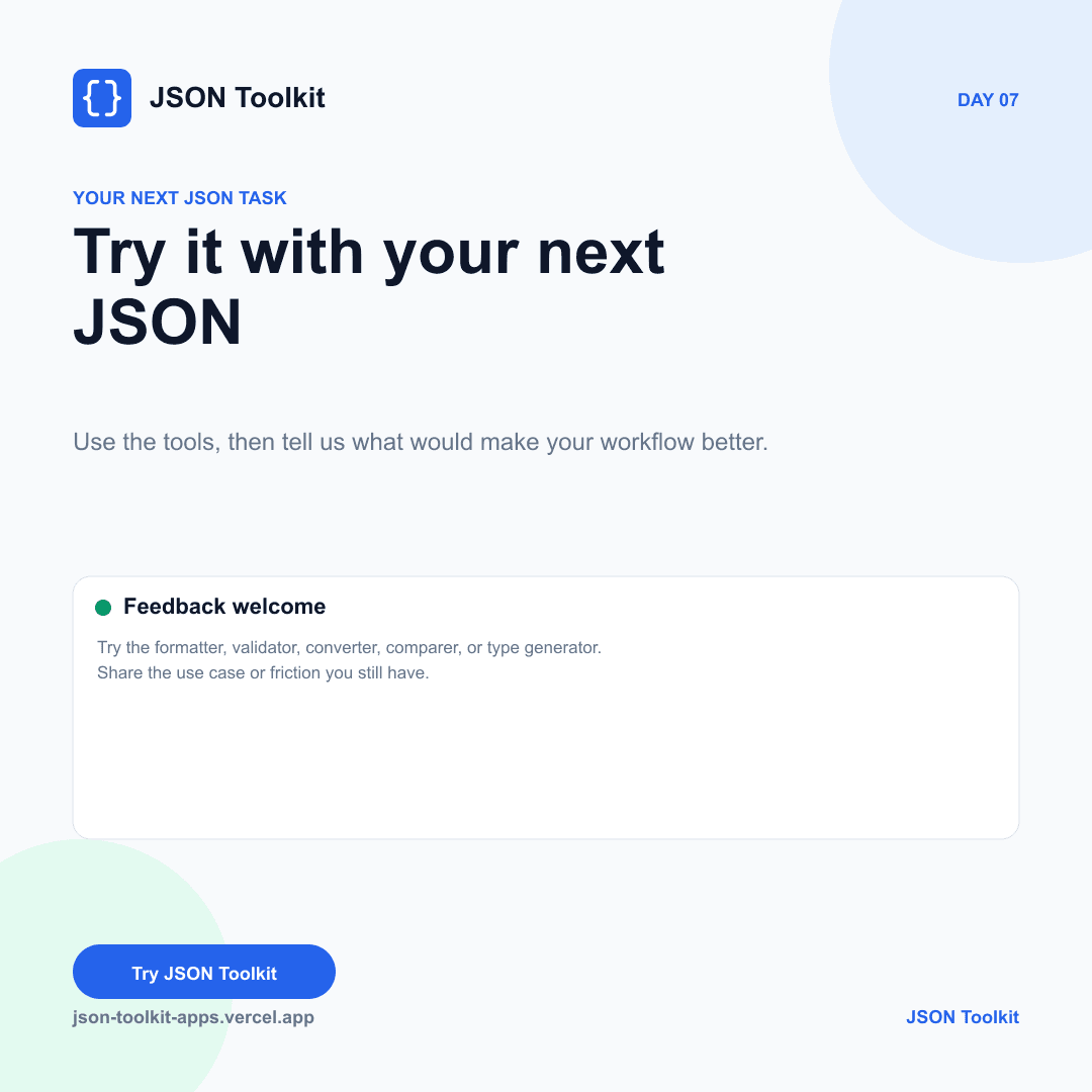 JSON Toolkit screenshot 7