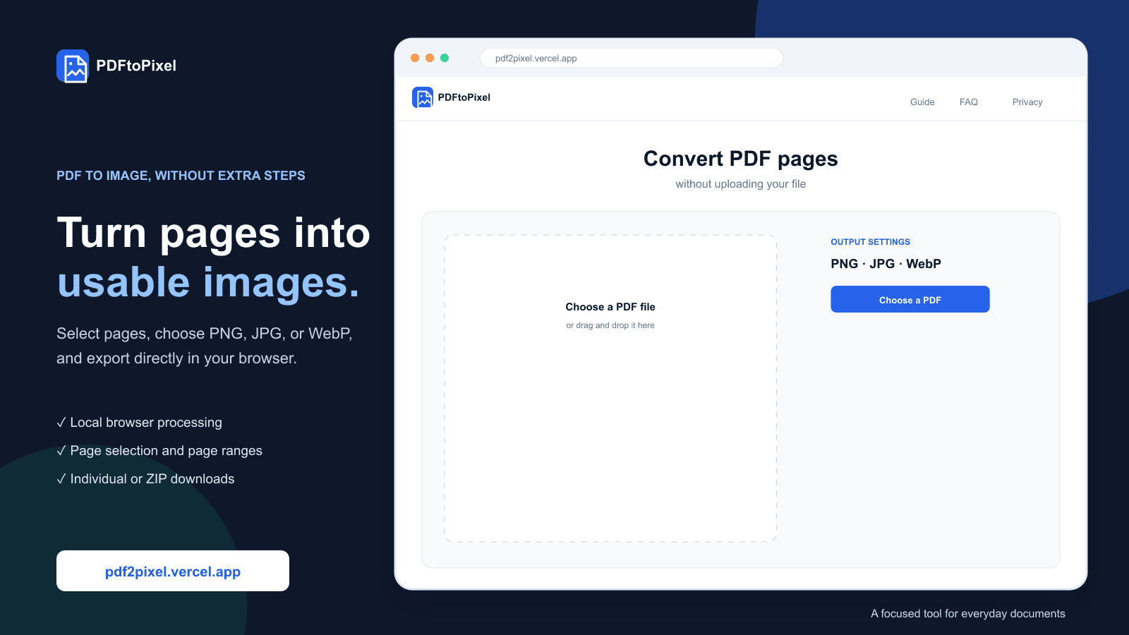 PDFtoPixel product preview