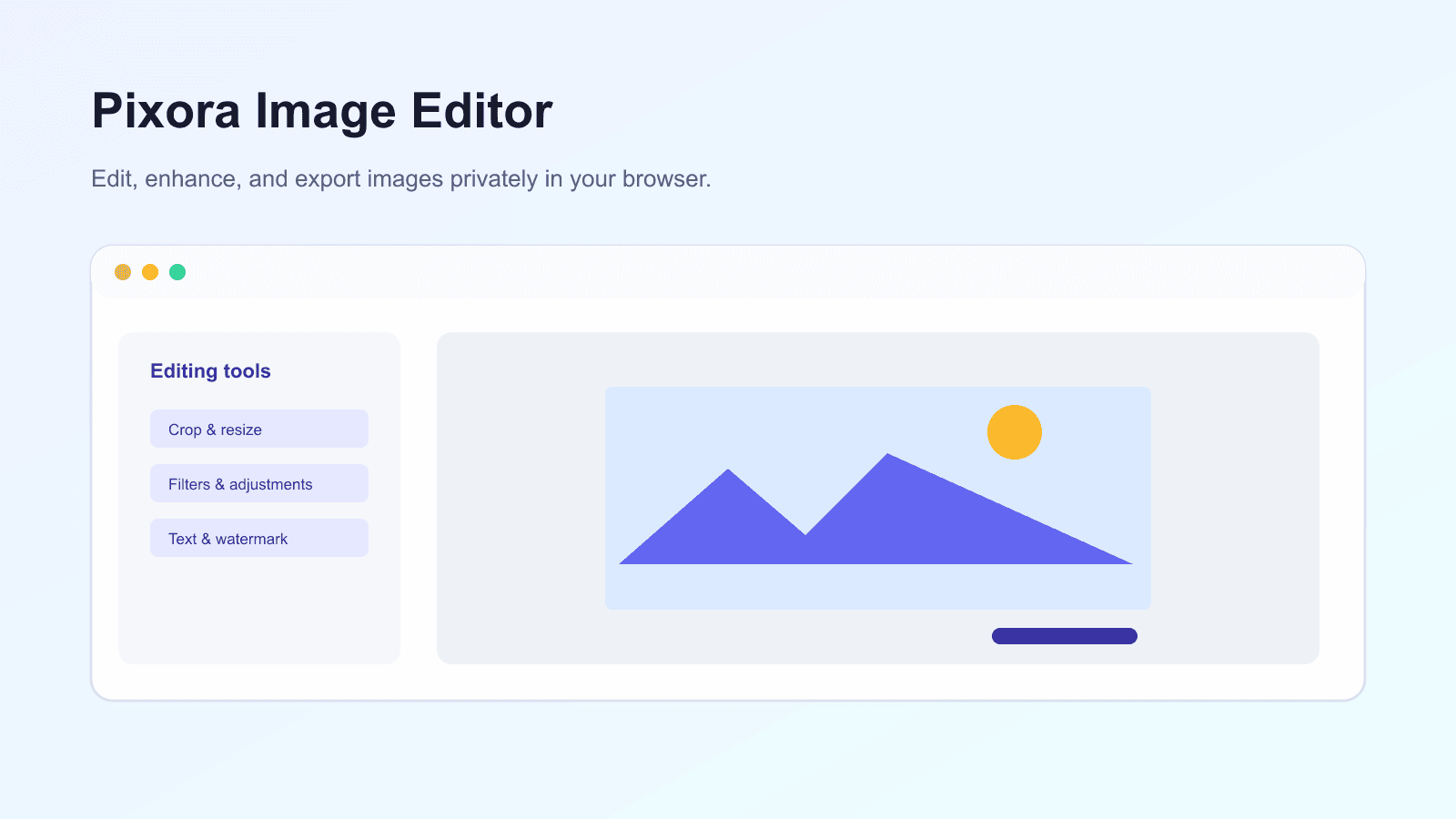 Pixora Image Editor product preview