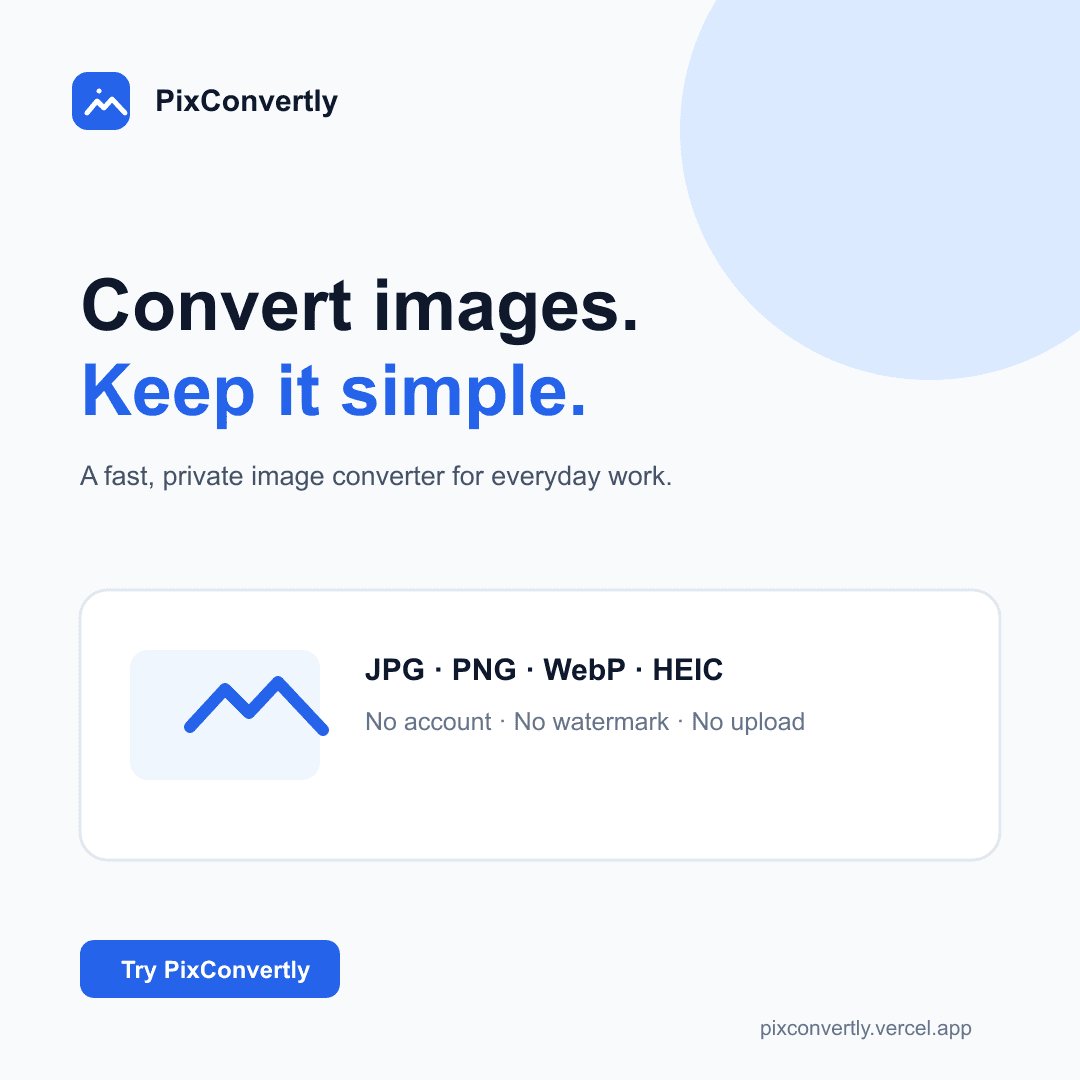 PixConvertly Image Converter screenshot 1